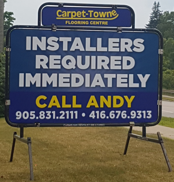 Installers Required Immediately